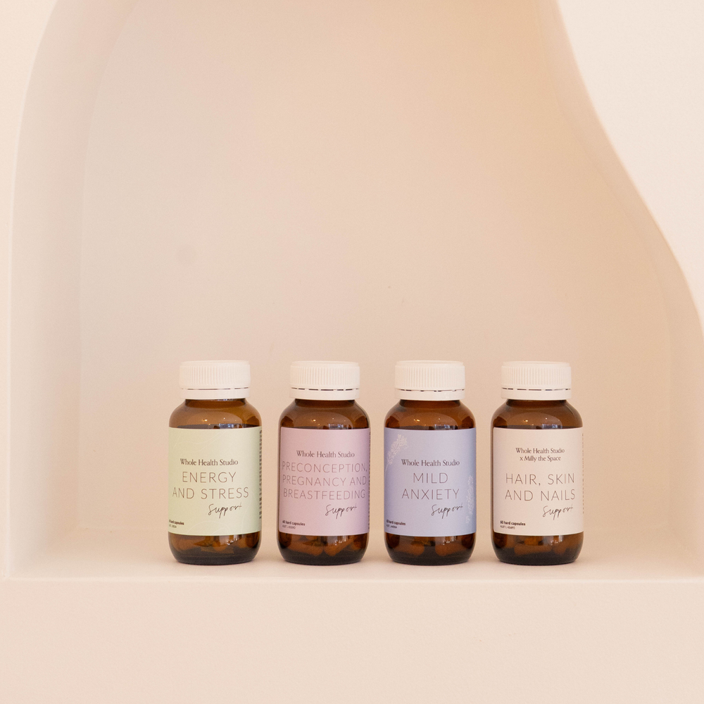 Postpartum Bundle- Energy, Hair, Mild anxiety and Breastfeeding Support