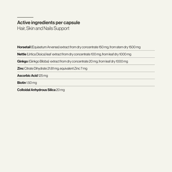 Hair, Skin and Nails Support WS