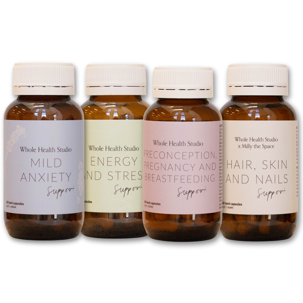 Postpartum Bundle- Energy, Hair, Mild anxiety and Breastfeeding Support