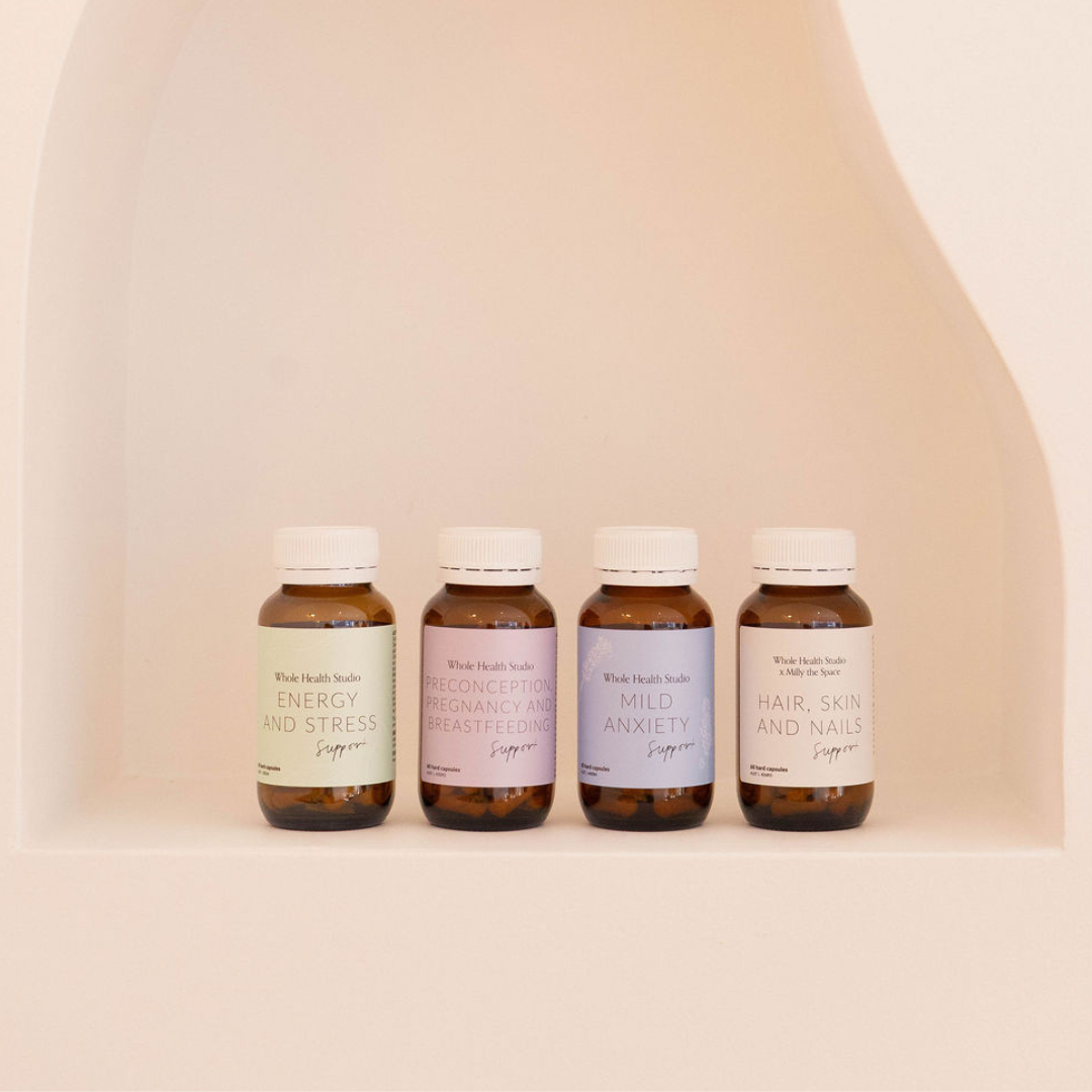 Postpartum Bundle- Energy, Hair, Mild anxiety and Breastfeeding Support