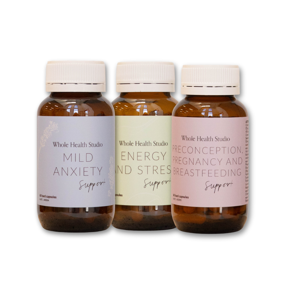 Postpartum Bundle- Energy, Mild anxiety and Breastfeeding Support