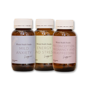 Postpartum Bundle- Energy, Mild anxiety and Breastfeeding Support